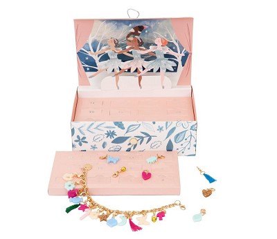Winter Ballerina Charm Bracelet Advent Calendar Suitcase AW25
