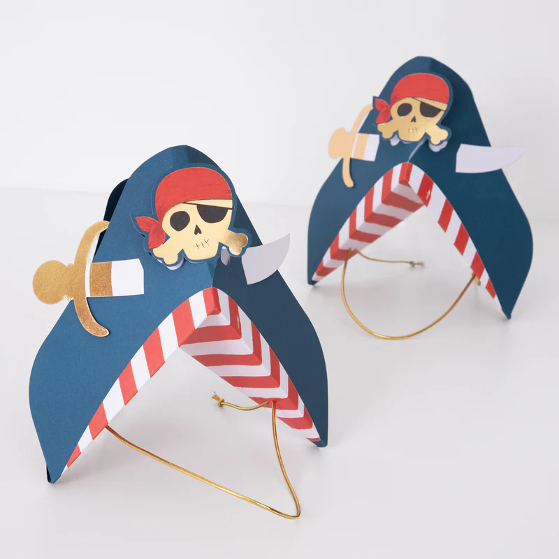 Blue Pirate Party Hats - ED26