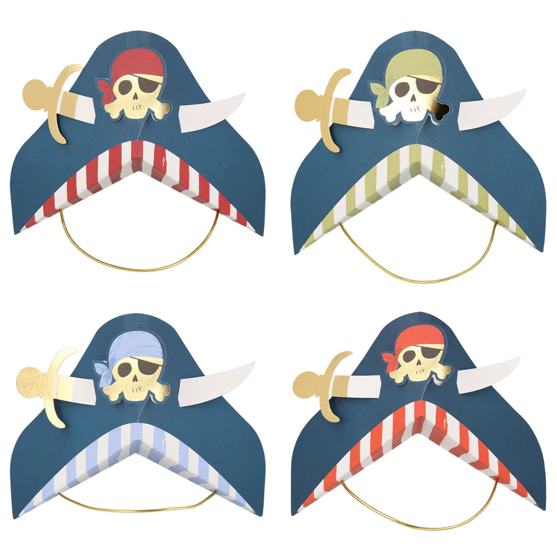 Blue Pirate Party Hats - ED26