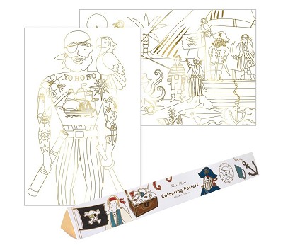 Pirate Colouring Posters - ED26