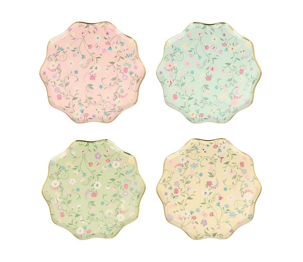 Meri Meri x Ladurée Paris Floral Side Plates - ED26