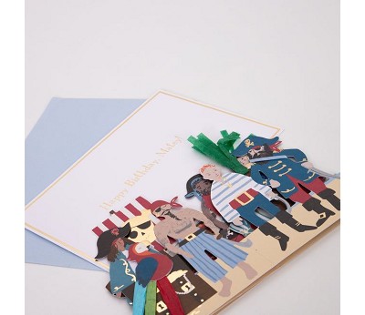 Pirate Concertina Card - ED25