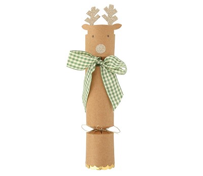 Reindeer Crackers With Gingham Bows AW22