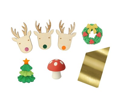 Reindeer Crackers With Gingham Bows AW22