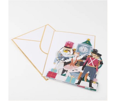 Nutcracker Concertina Card AW24