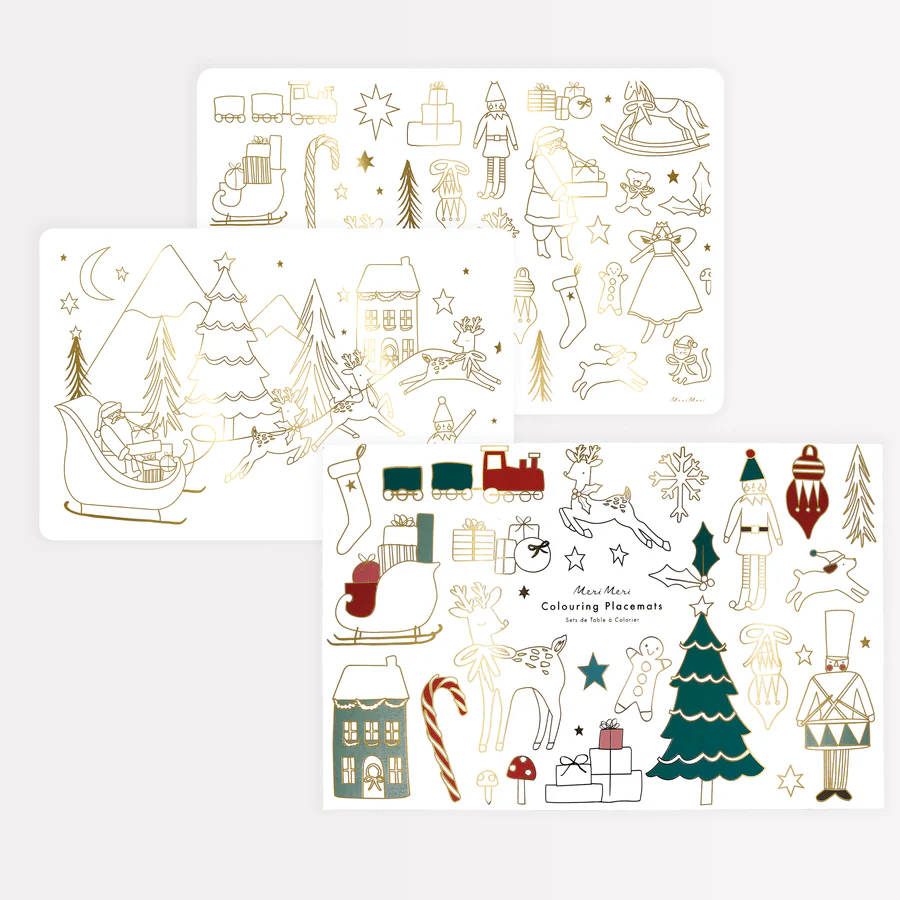 Christmas Coloring Placemats (x 8) AW26