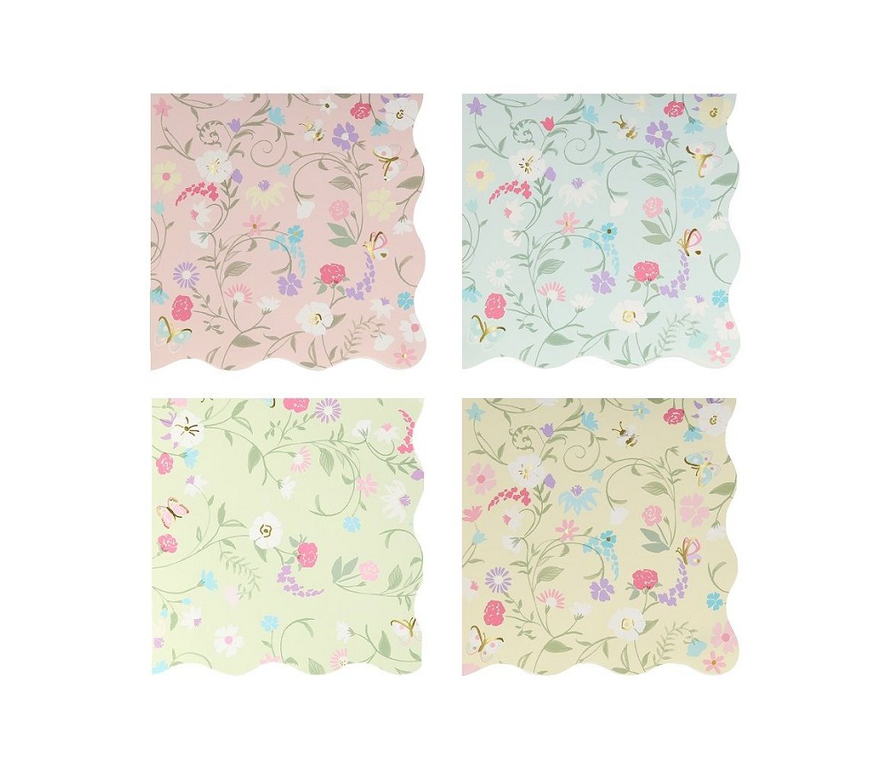 Meri Meri x Ladurée Paris Floral Small Napkins - ED26