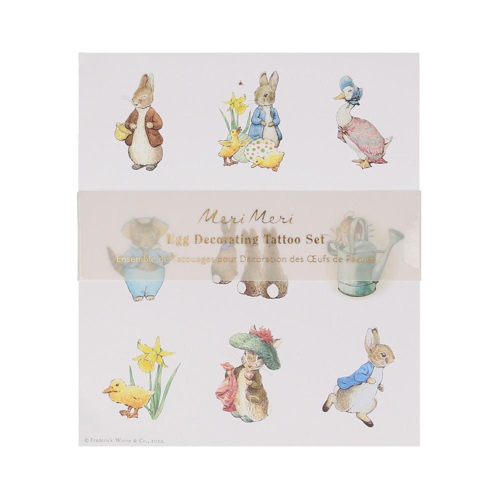Peter Rabbit In The Garden Egg Tattoos - SS25