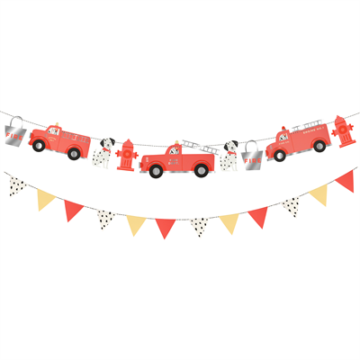 Fire Truck Garland Set - ED26