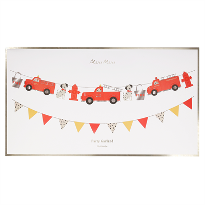 Fire Truck Garland Set - ED26