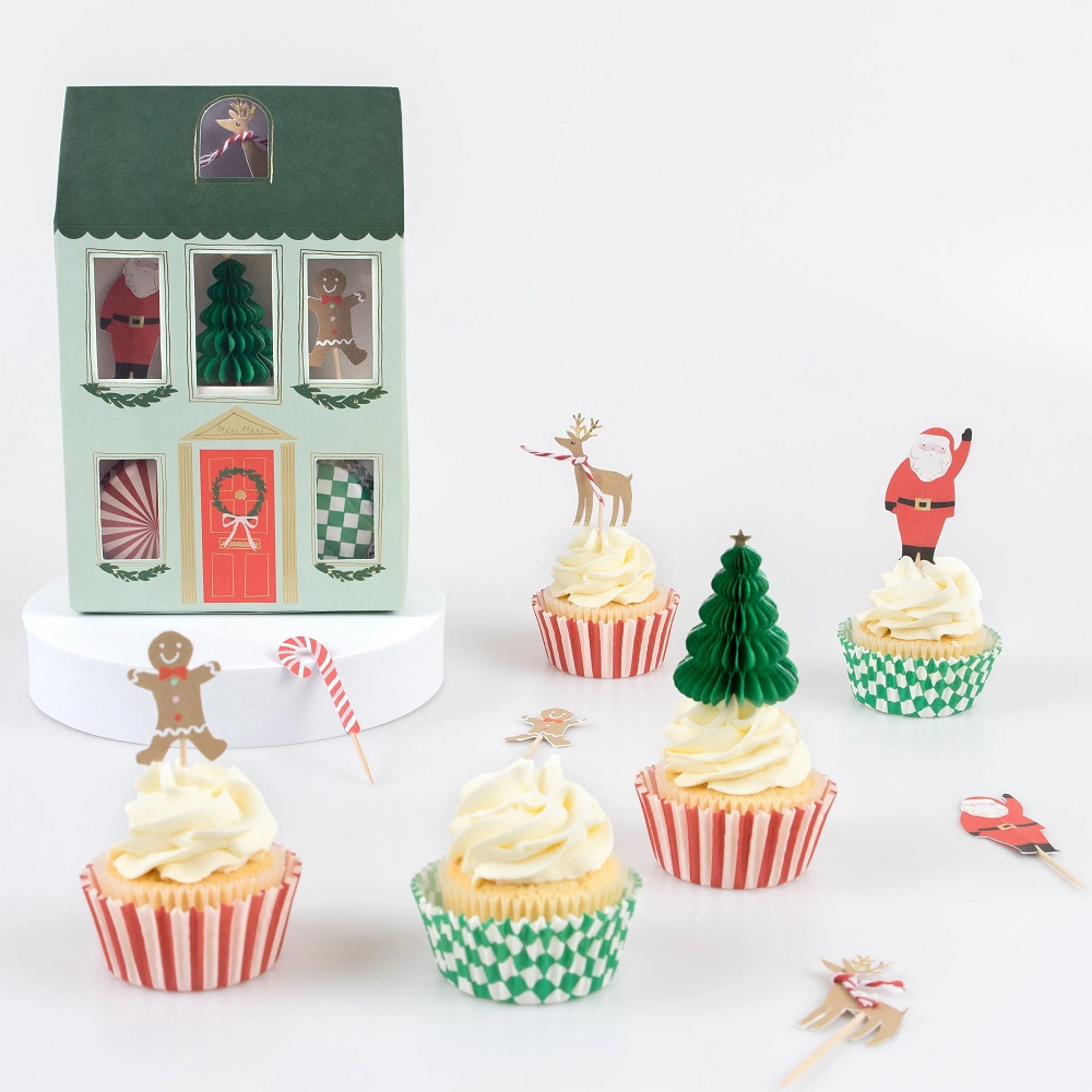 Festive House Cupcake Kit (x 24 toppers) AW26