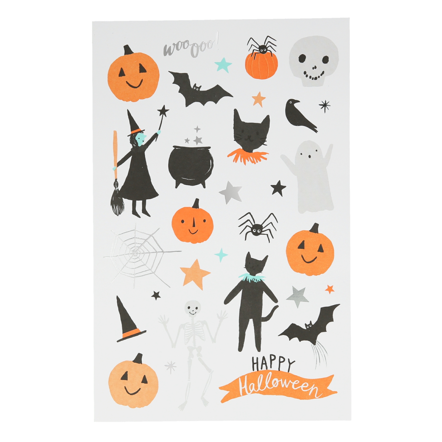 Happy Halloween Tattoo Sheet - AW23