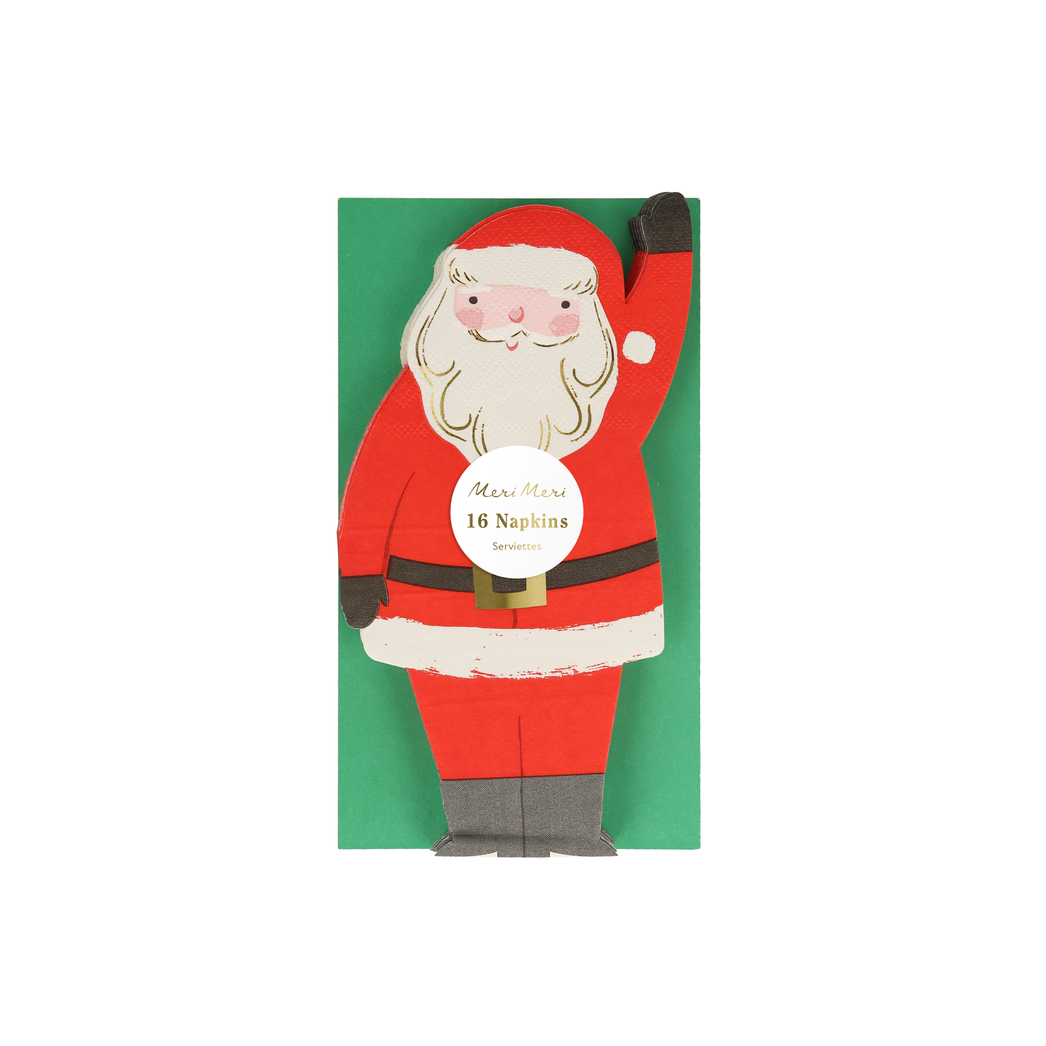 Jolly Christmas Santa Napkins (x 16) AW26