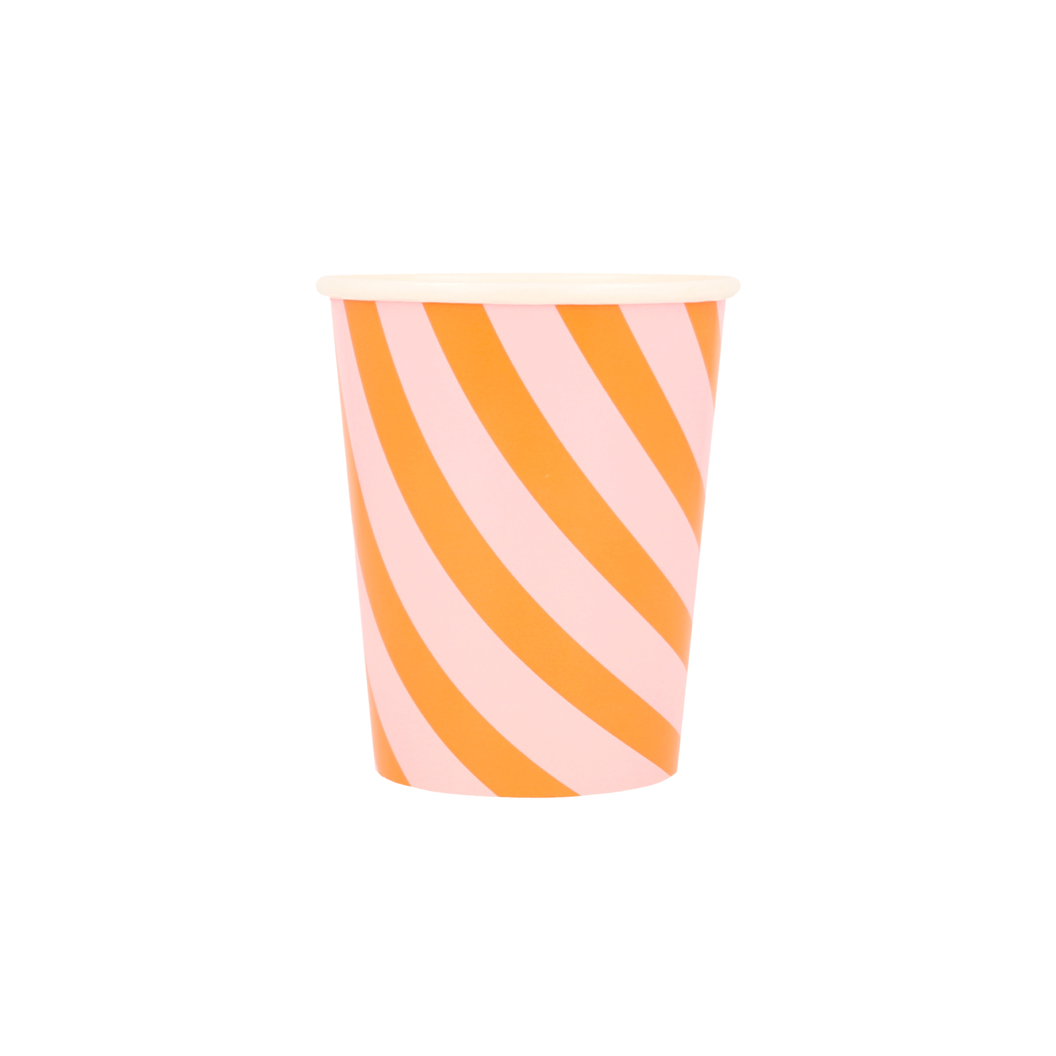 Pink & Orange Stripy Cups - AW24 - AW24