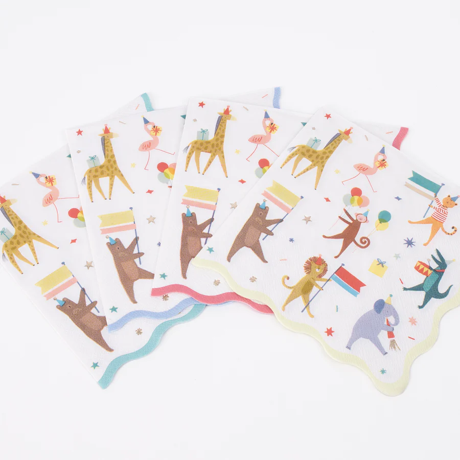 Animal Parade Large Napkins - ED26