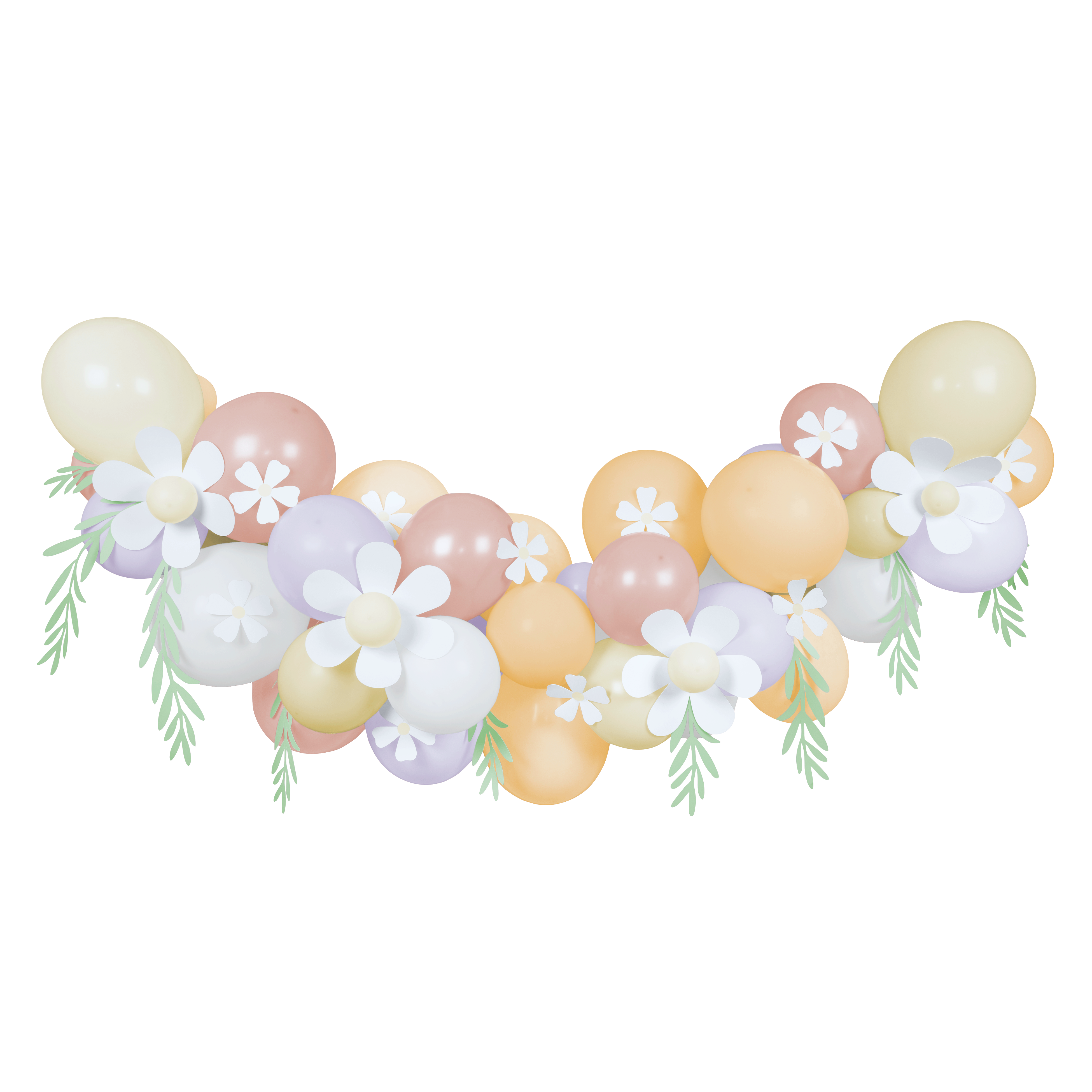 Pastel Daisy Balloon Garland - ED26