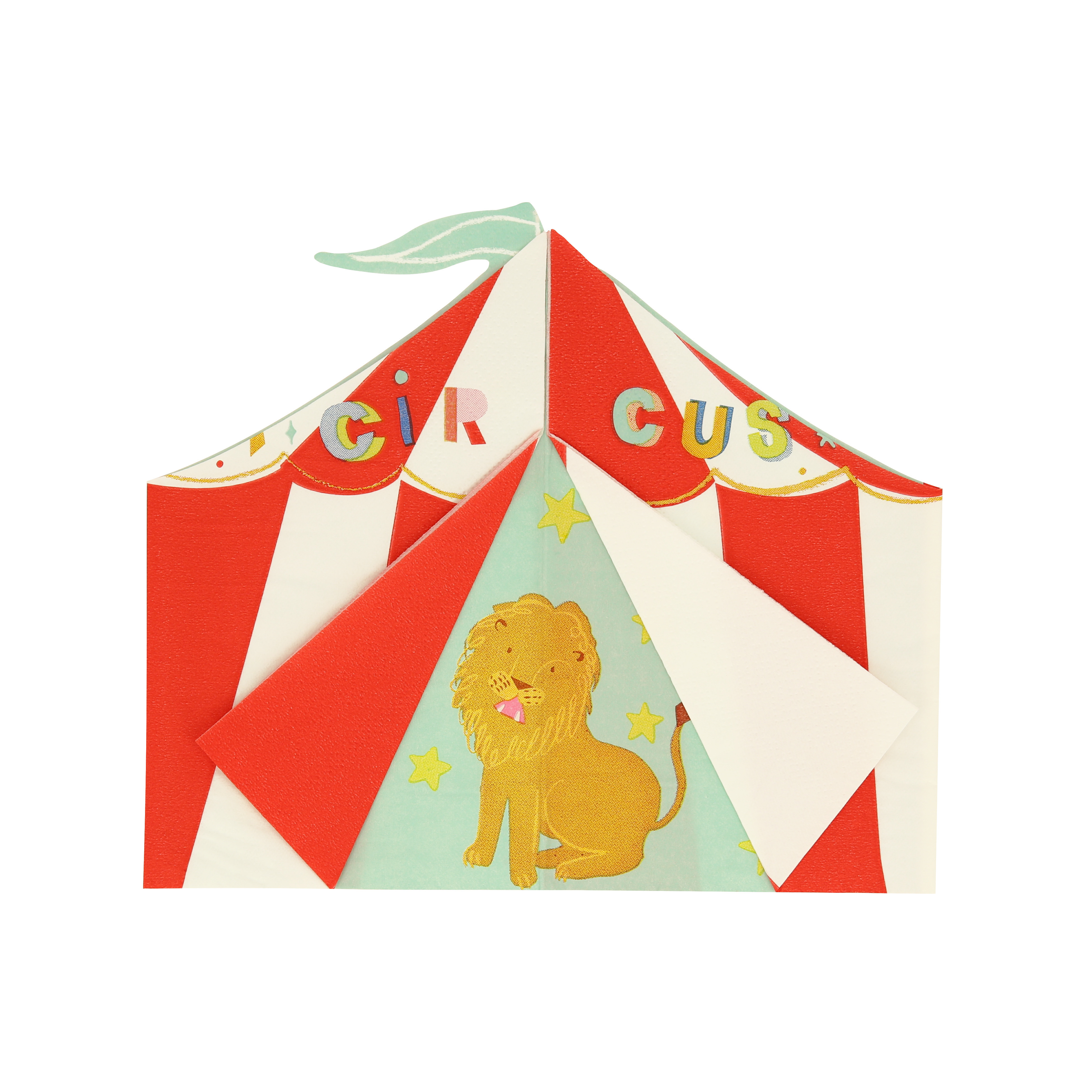Circus Shaped Big Top Napkins - ED26
