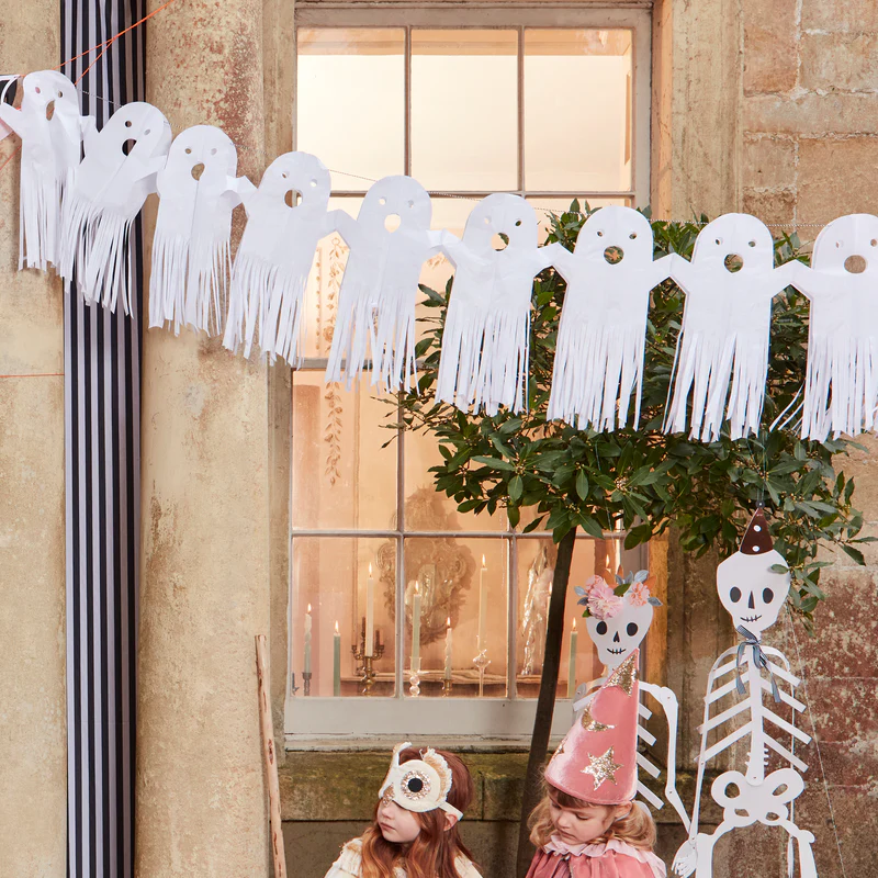 Large Tissue Paper Ghost Garland - AW25
