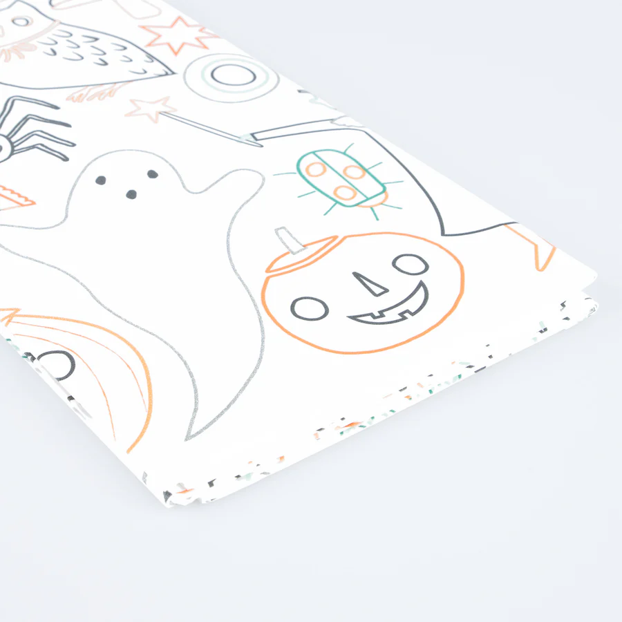 Halloween Color In Activity Tablecloth AW26