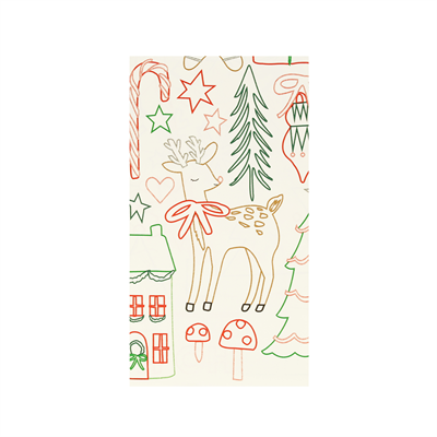 Christmas Color In Activity Tablecloth AW26