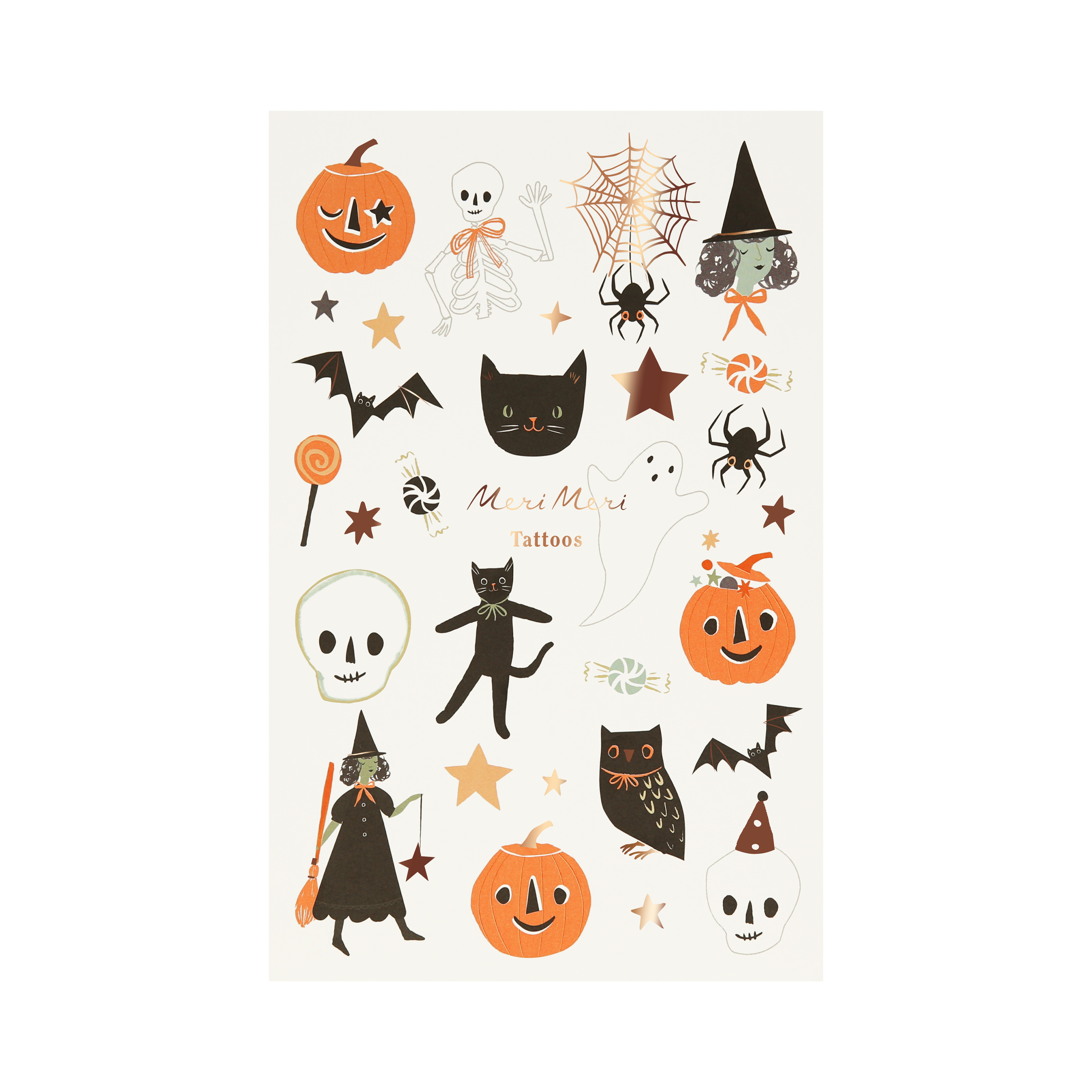 It's Halloween! Temporary Tattoos (x 2 sheets) AW26