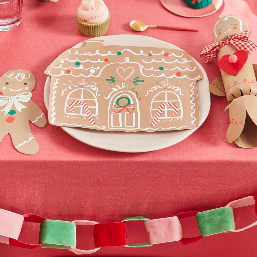 Gingerbread House Plates (x 8) AW26