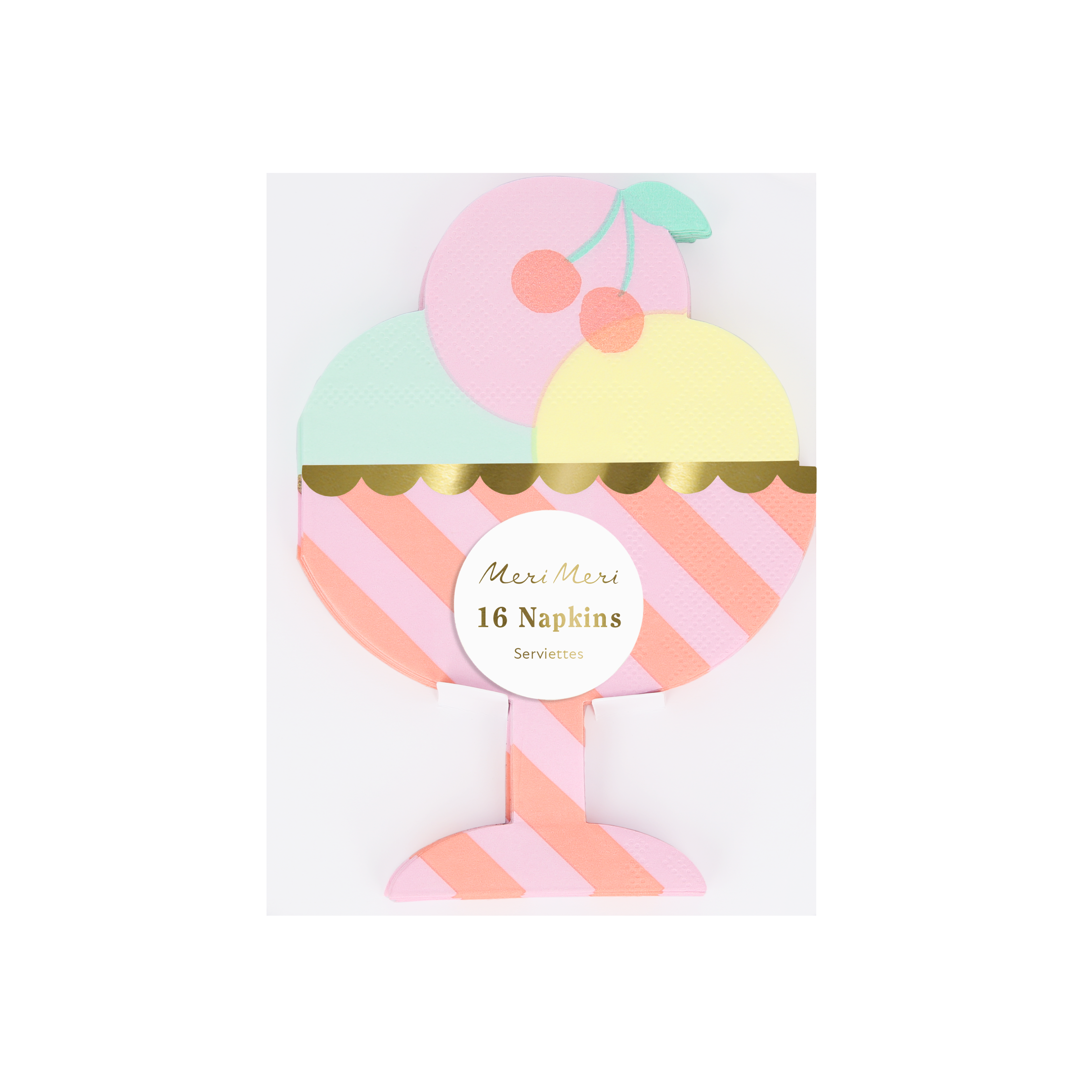 Ice Cream Sundae Napkins - ED26