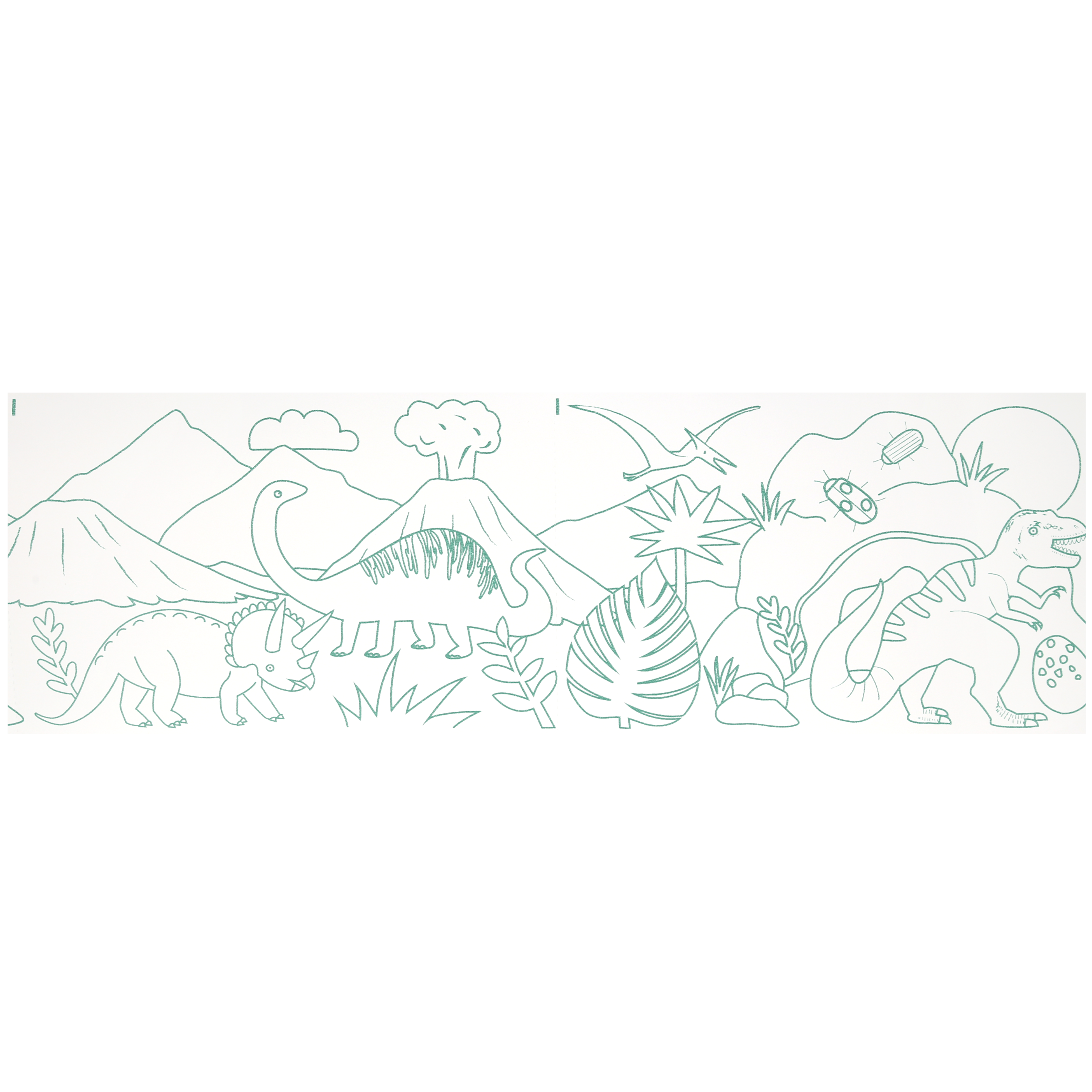 Dinosaur Colouring Roll - ED26