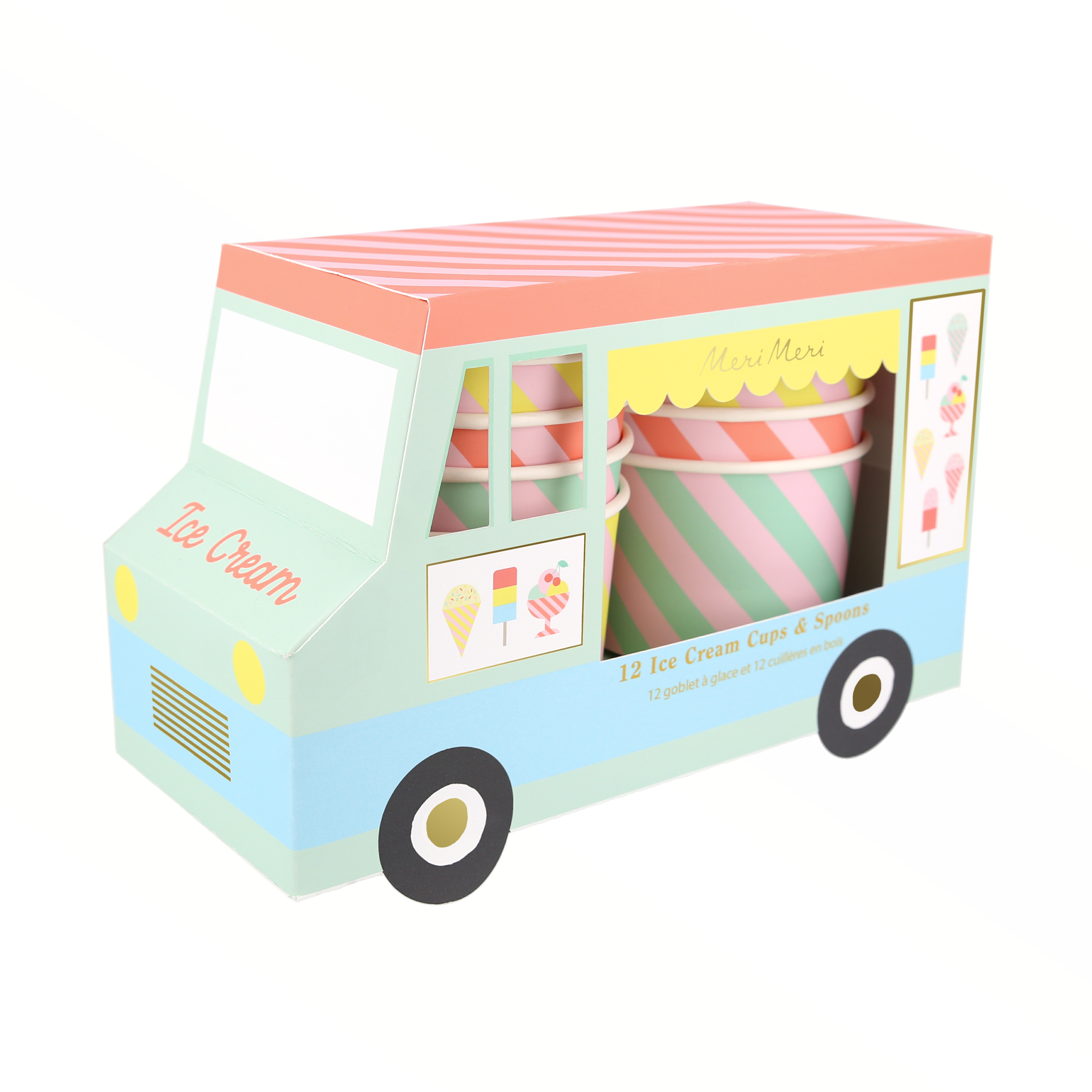 Ice Cream Cups & Spoons - ED26