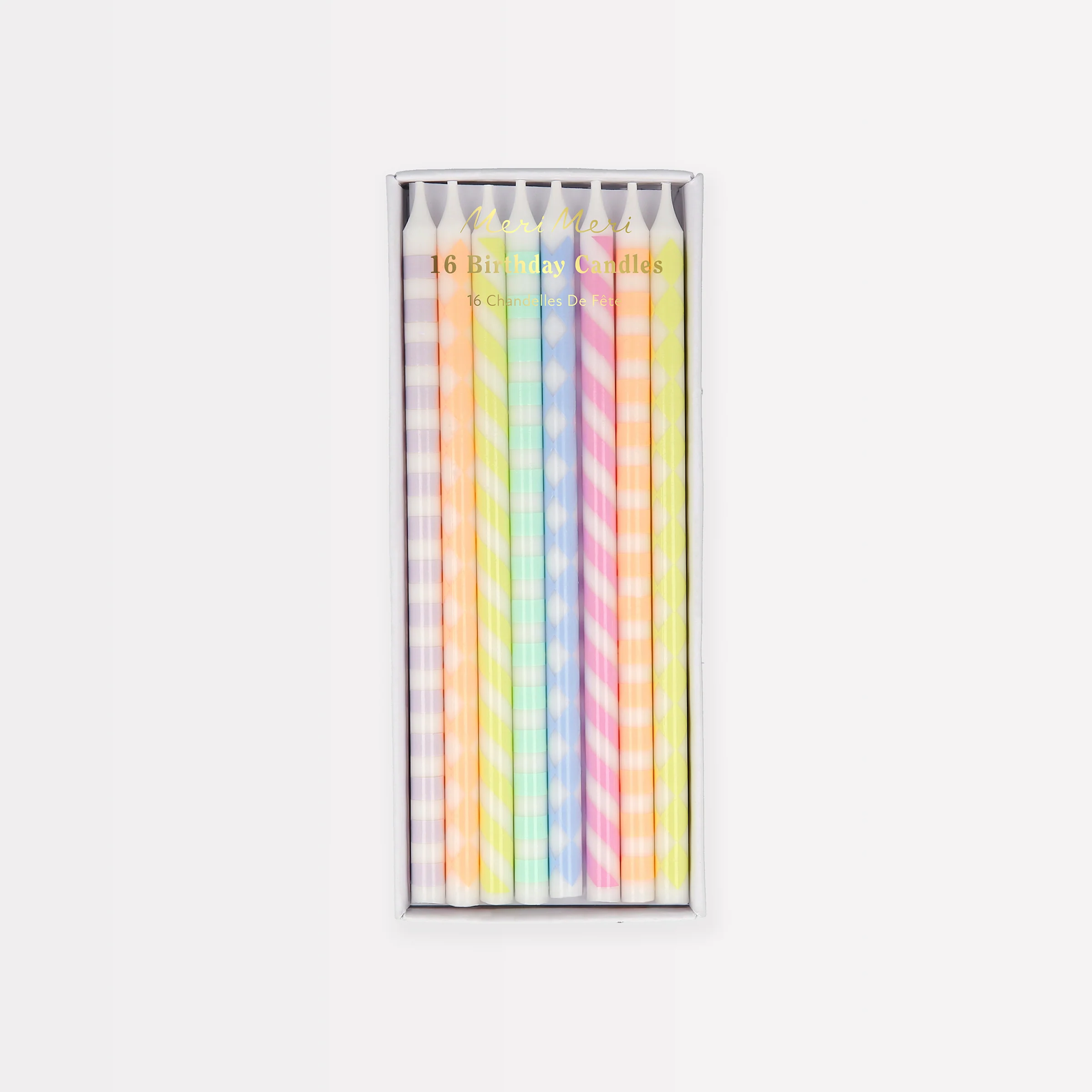 Pastel Patterned Candles - ED26