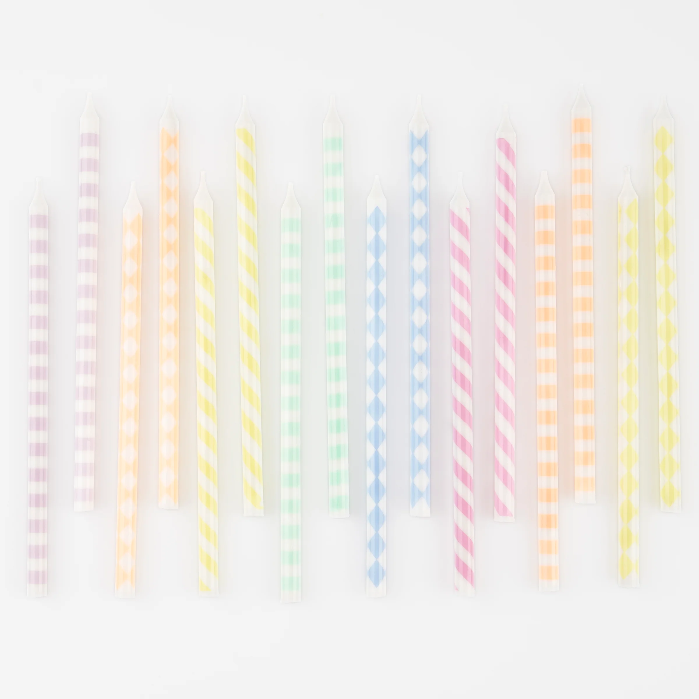 Pastel Patterned Candles - ED26