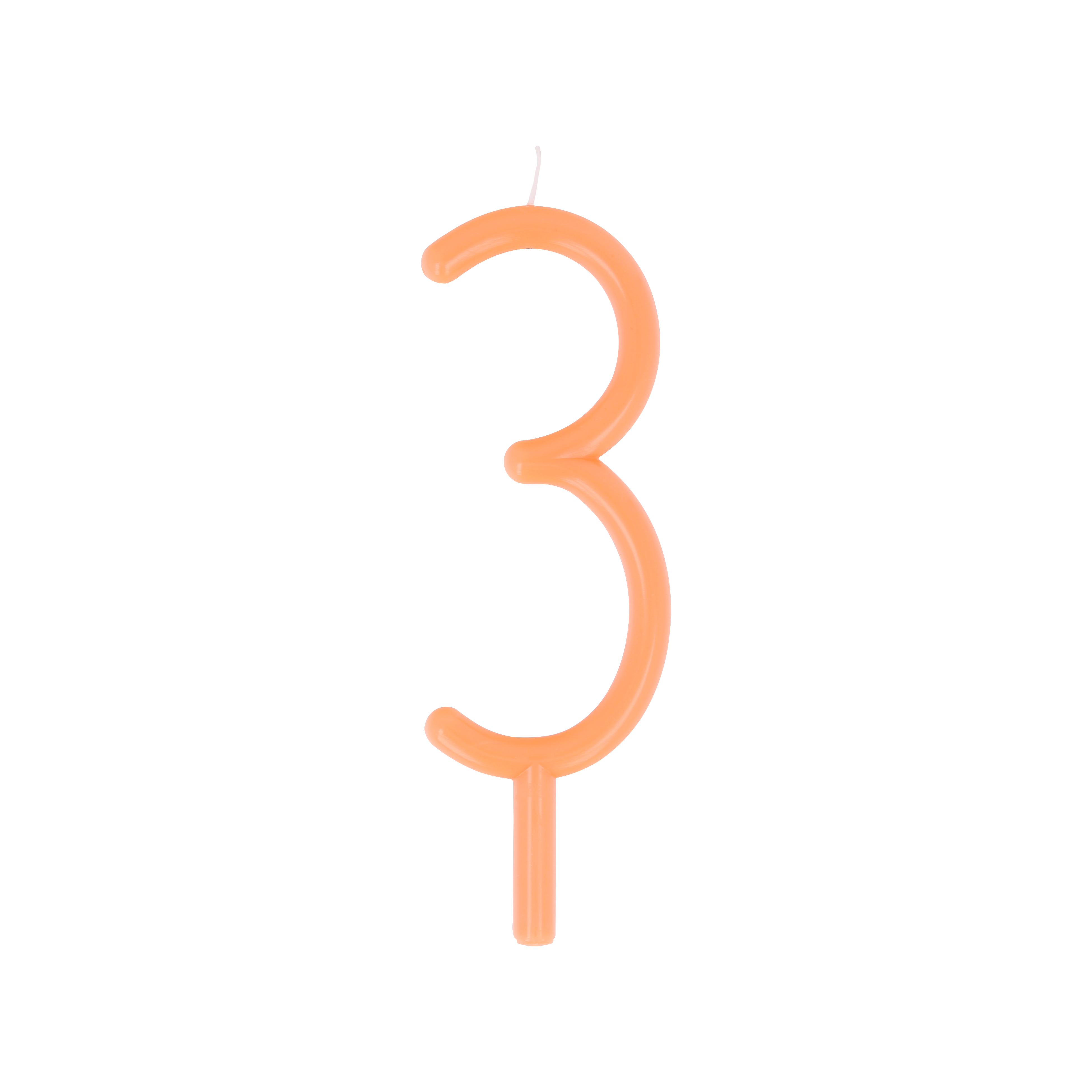 Slim Number 3 Candle - ED26
