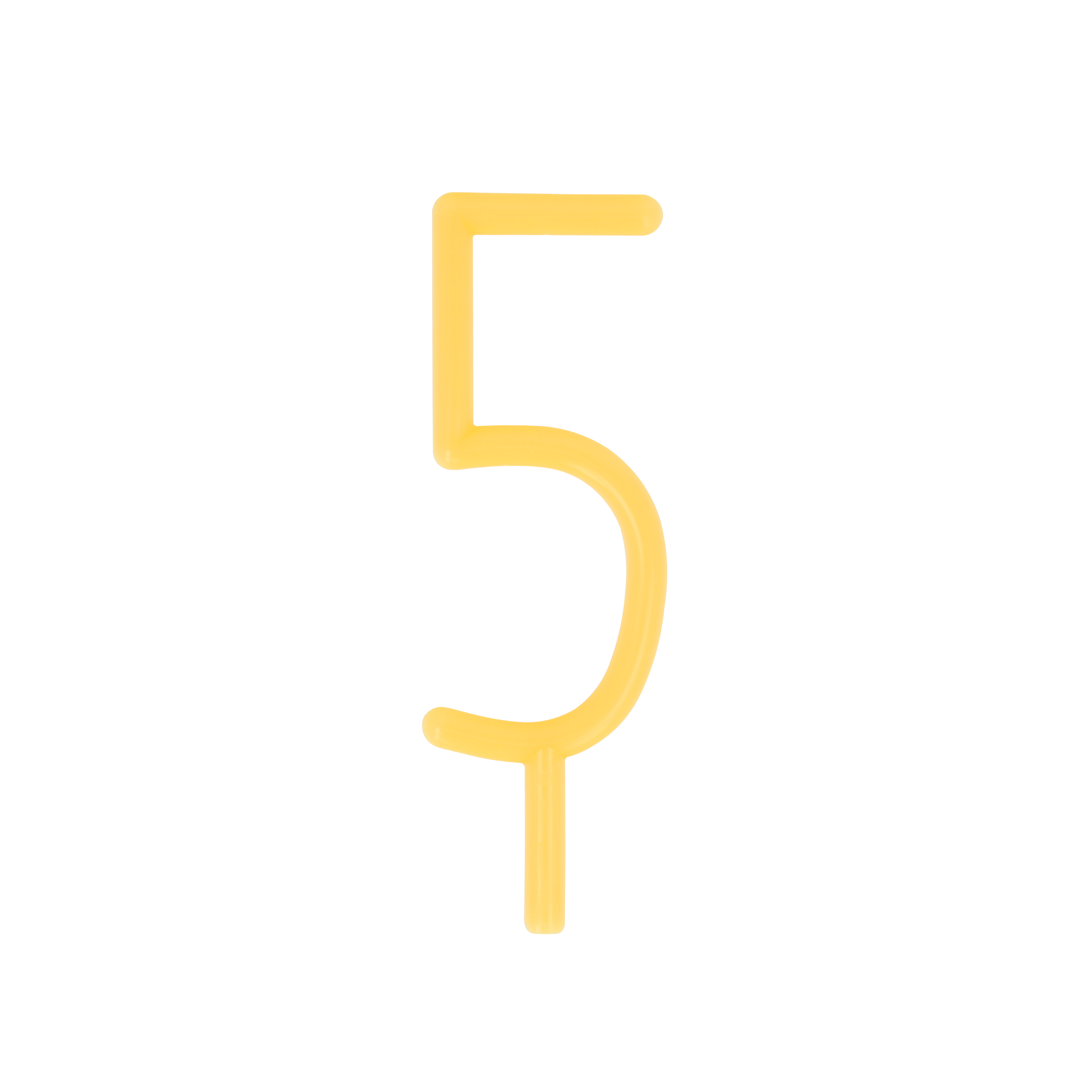 Slim Number 5 Candle - ED26