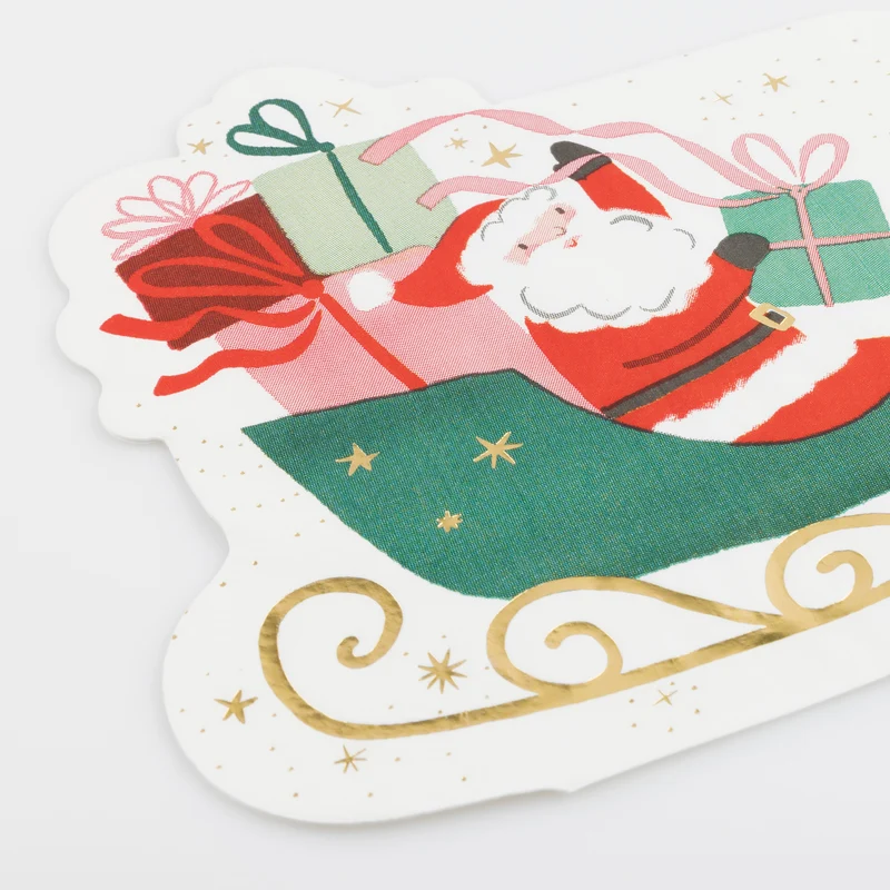 Sleigh Napkins (x 16) AW26