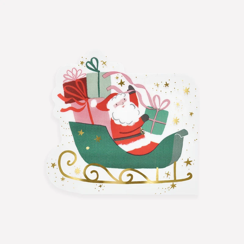 Sleigh Napkins (x 16) AW26