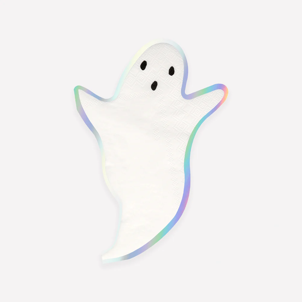 Ghost Shaped Napkins (x 16) AW26