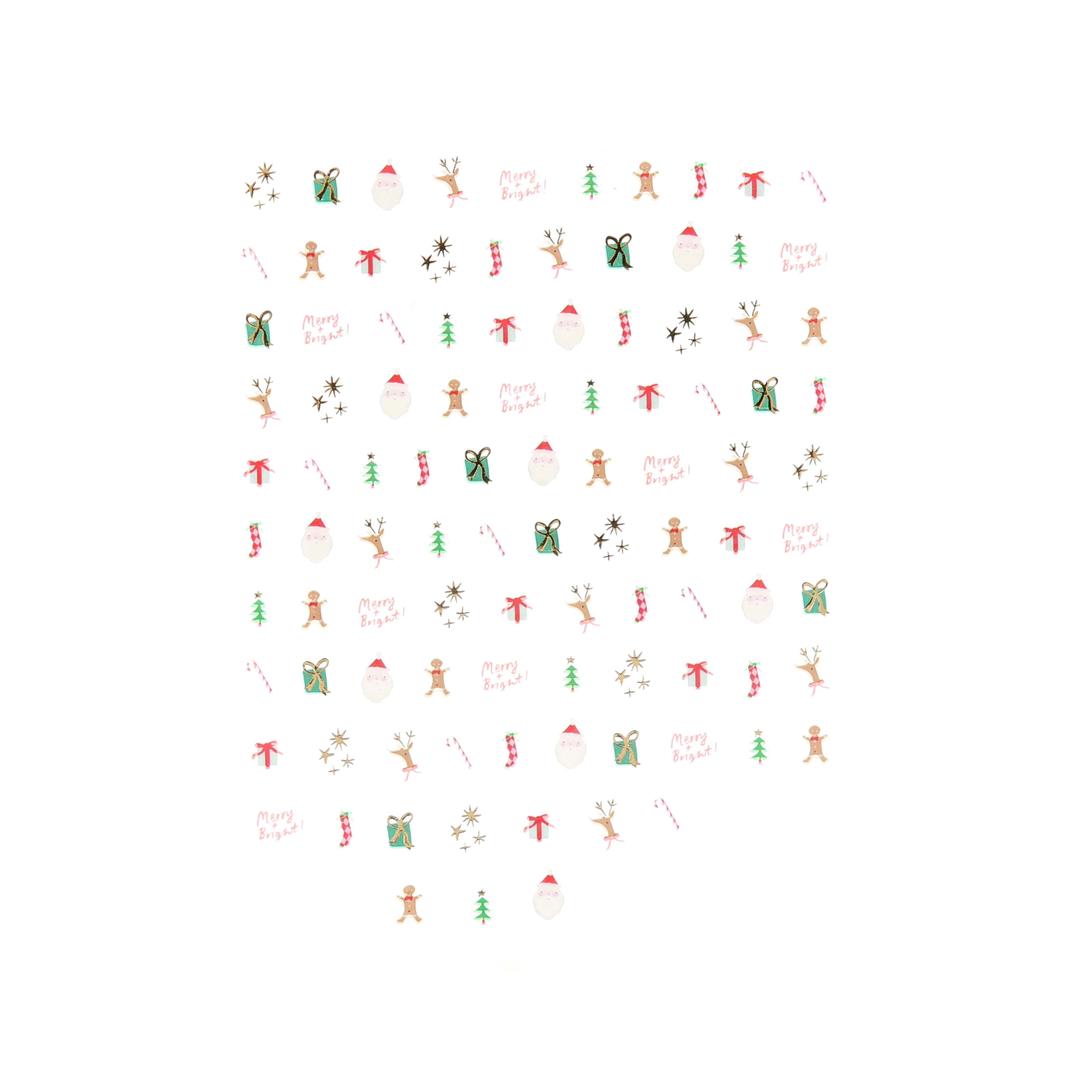 Christmas Nail Stickers (x 200) AW26