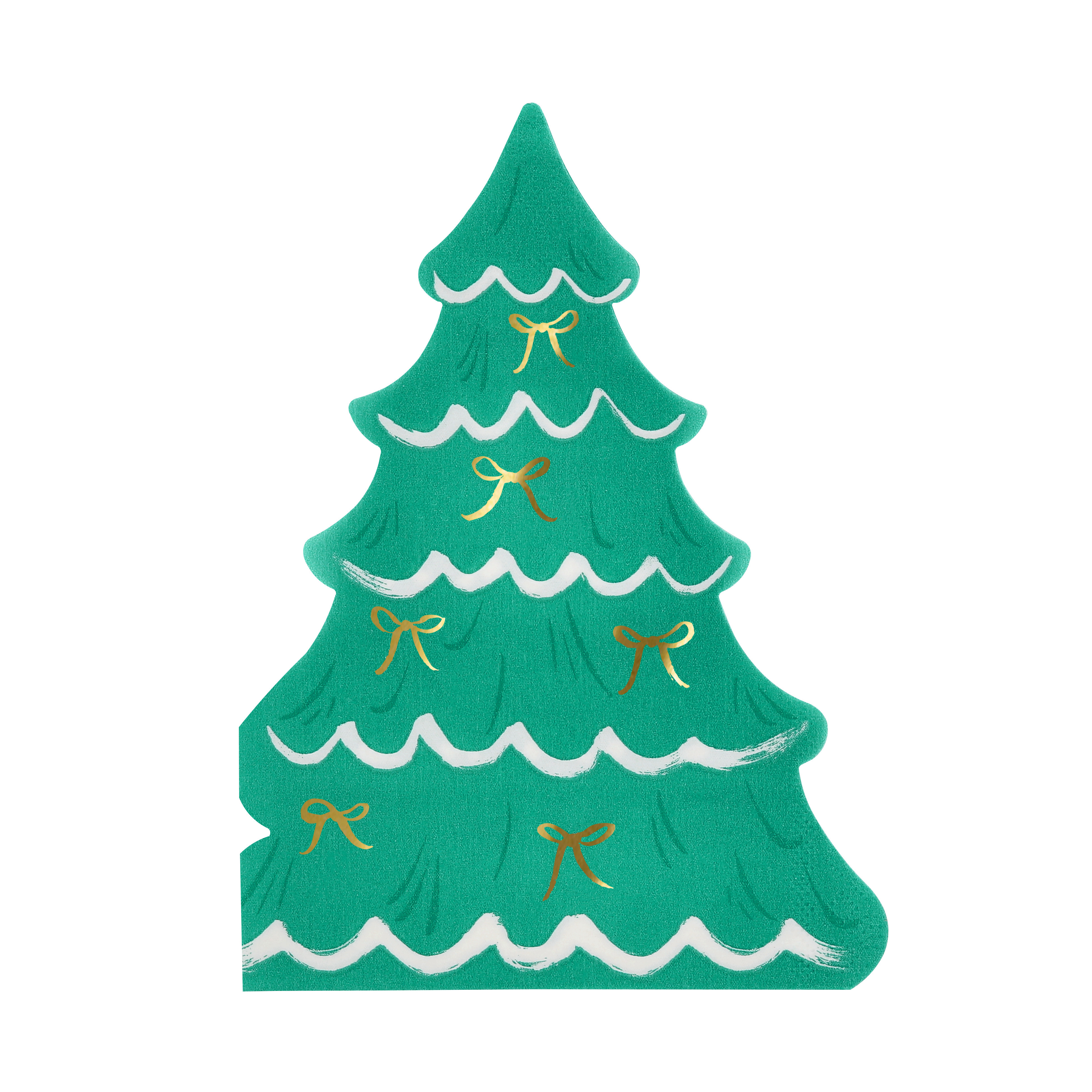 Christmas Tree With Bows Napkins (x 16) AW26