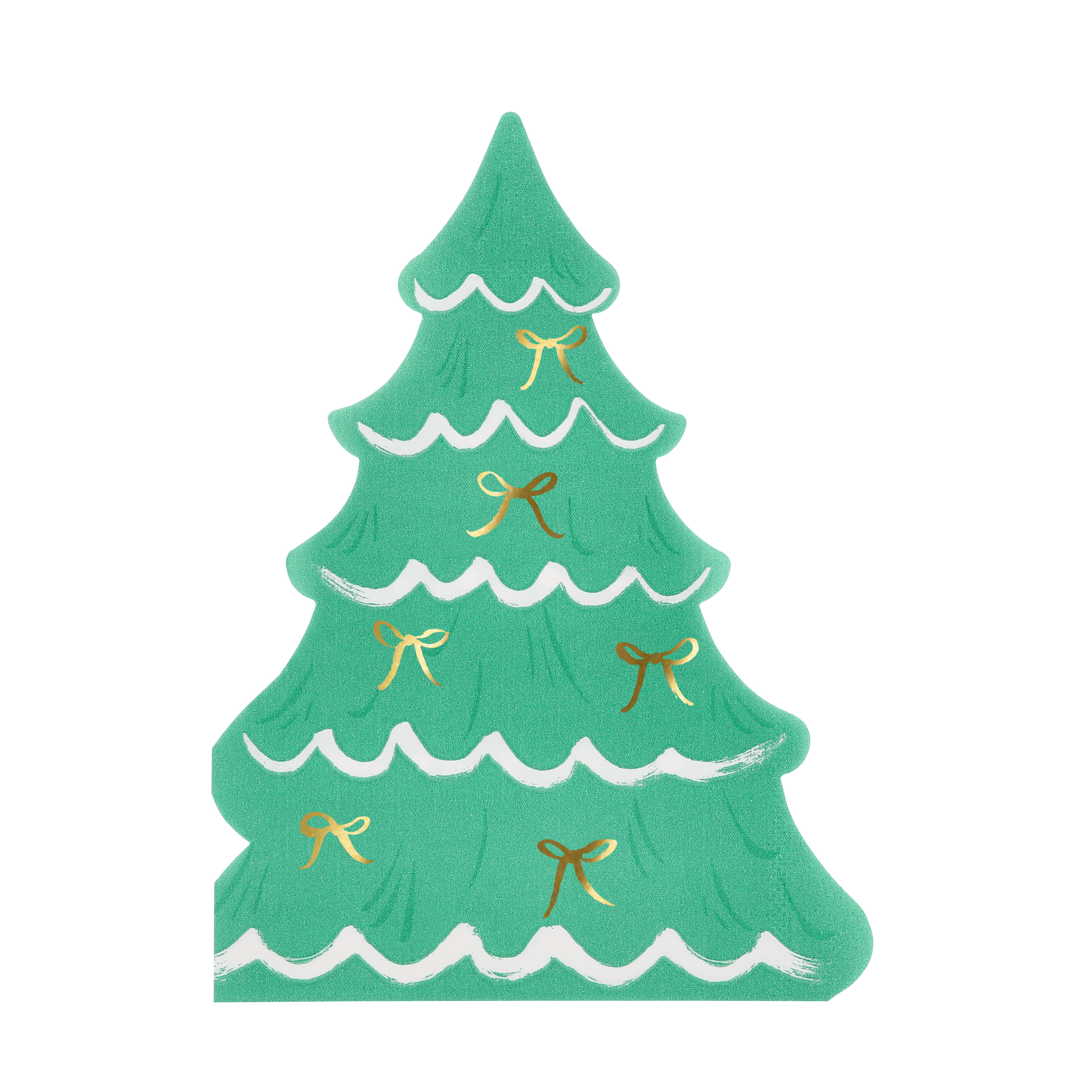 Christmas Tree With Bows Napkins (x 16) AW26