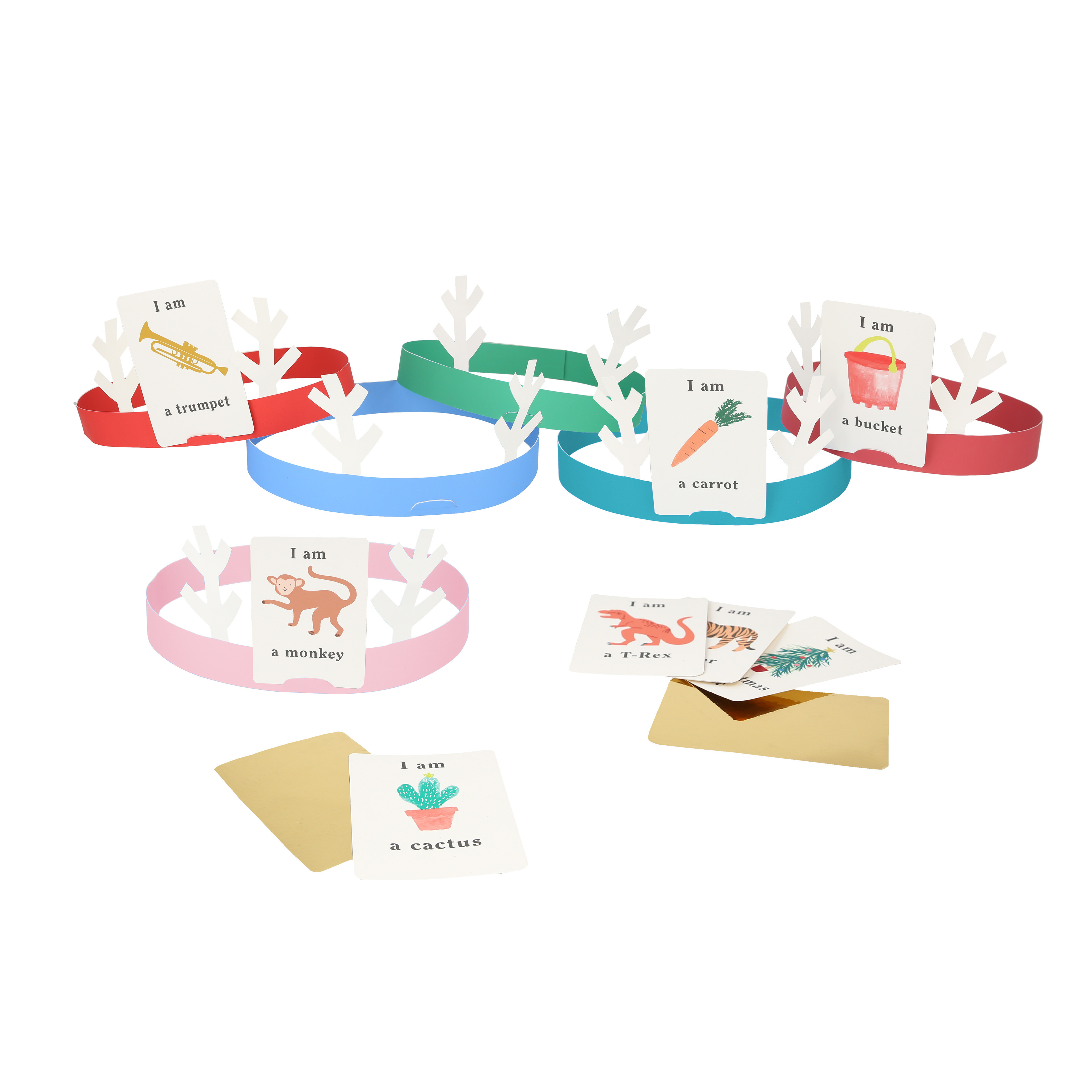Santa, Reindeer & Tree No-Snap Crackers (x 6) AW26