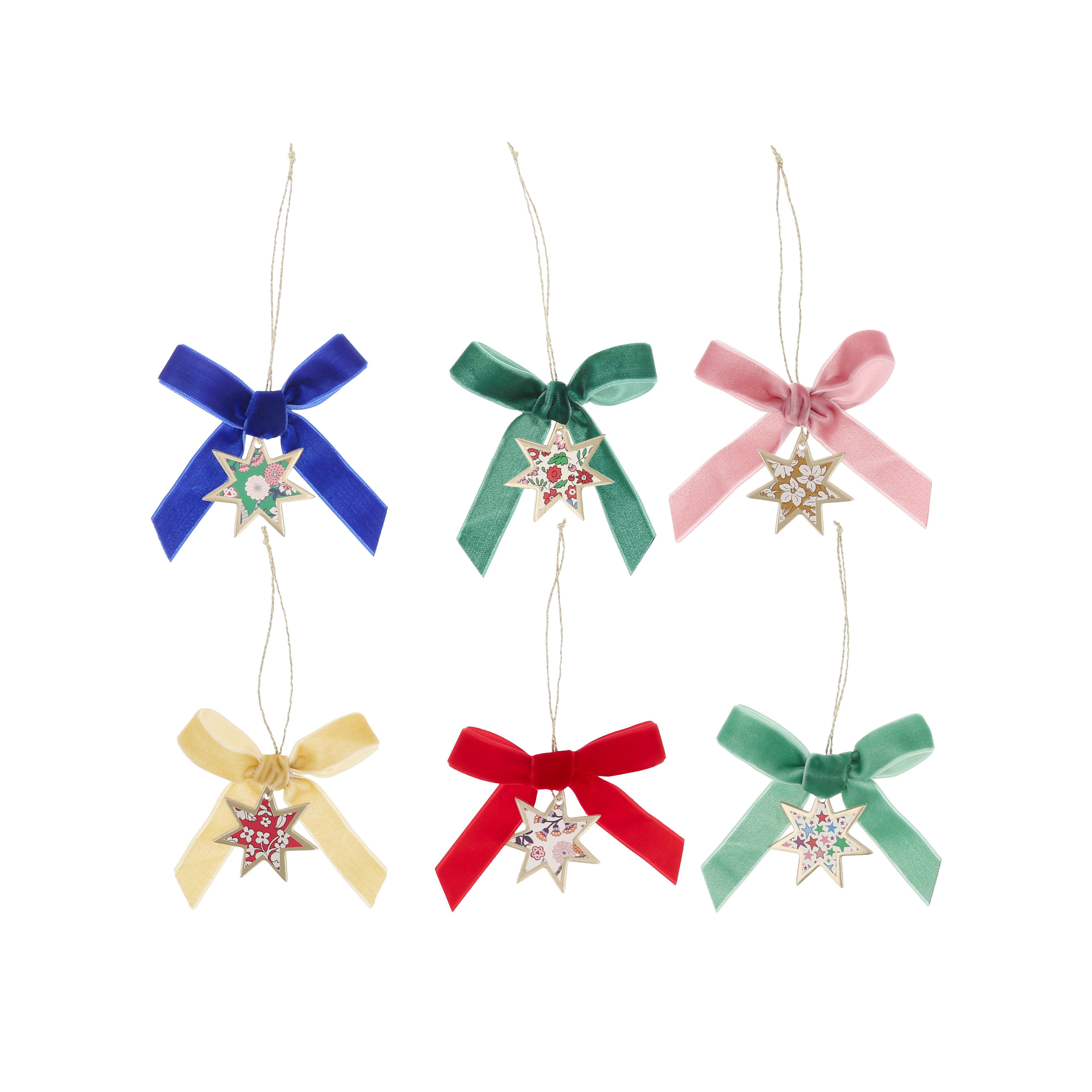 Meri Meri x Liberty Velvet Bow No-Snap Crackers (x 6) AW26
