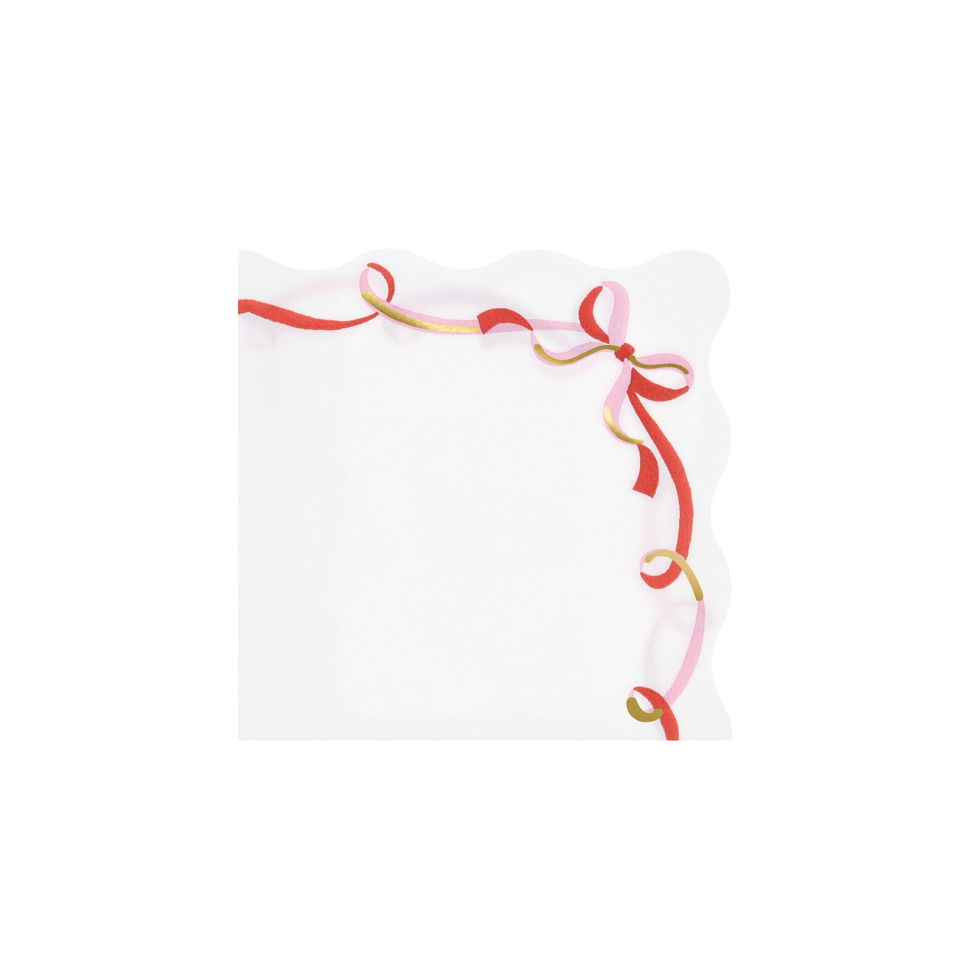 Ribbon Bow Small Napkins (x 16) AW26