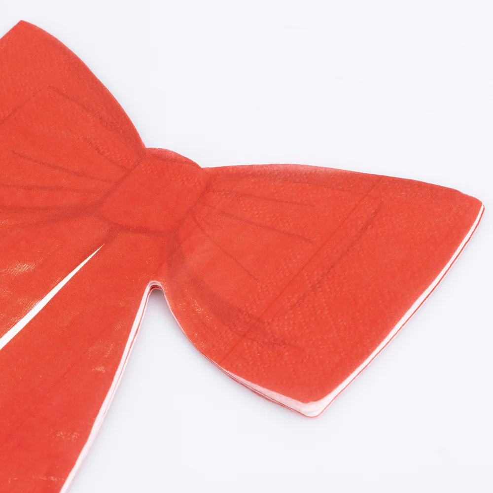 Red Bow Napkins AW25