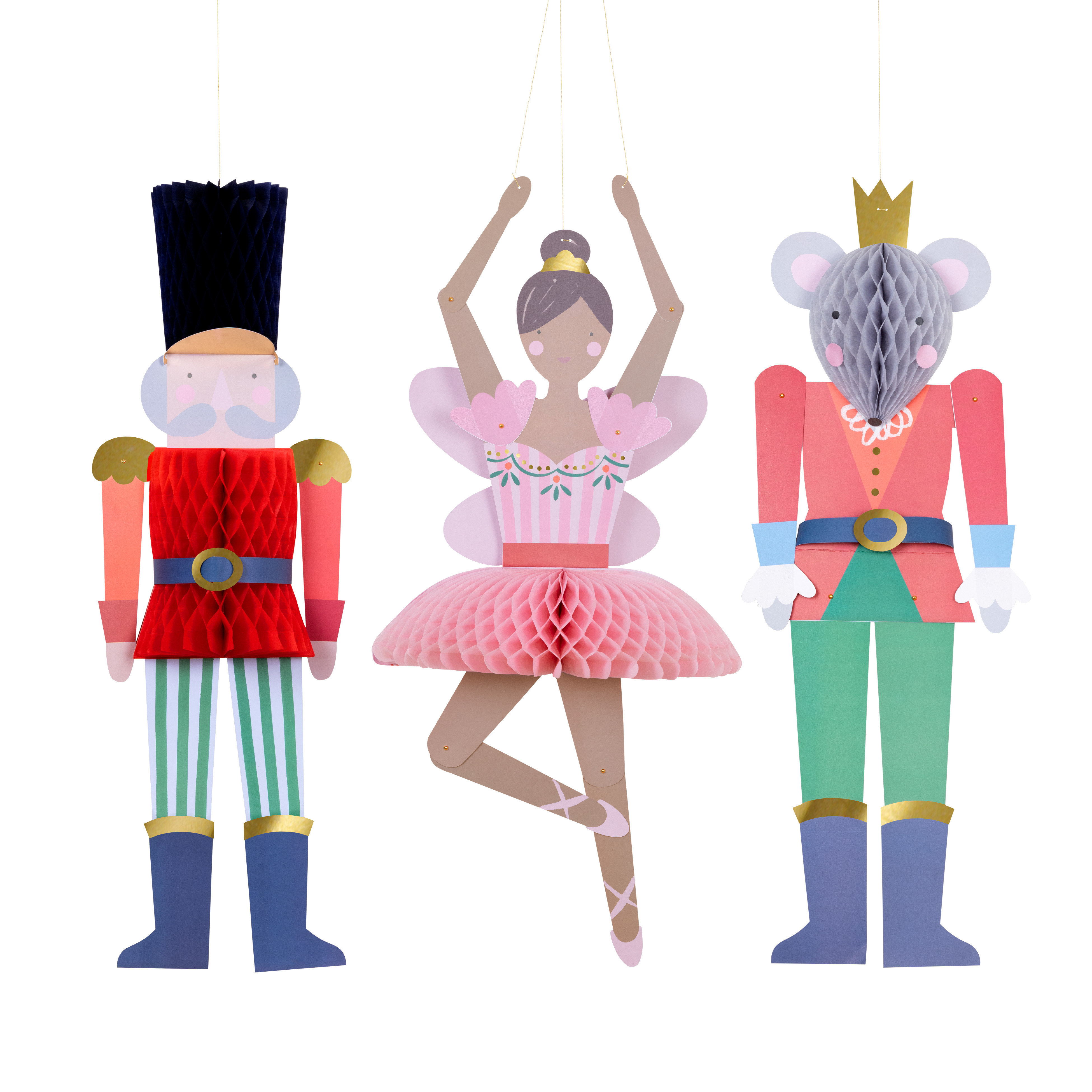 Nutcracker Ballet Giant Hanging Decorations AW25