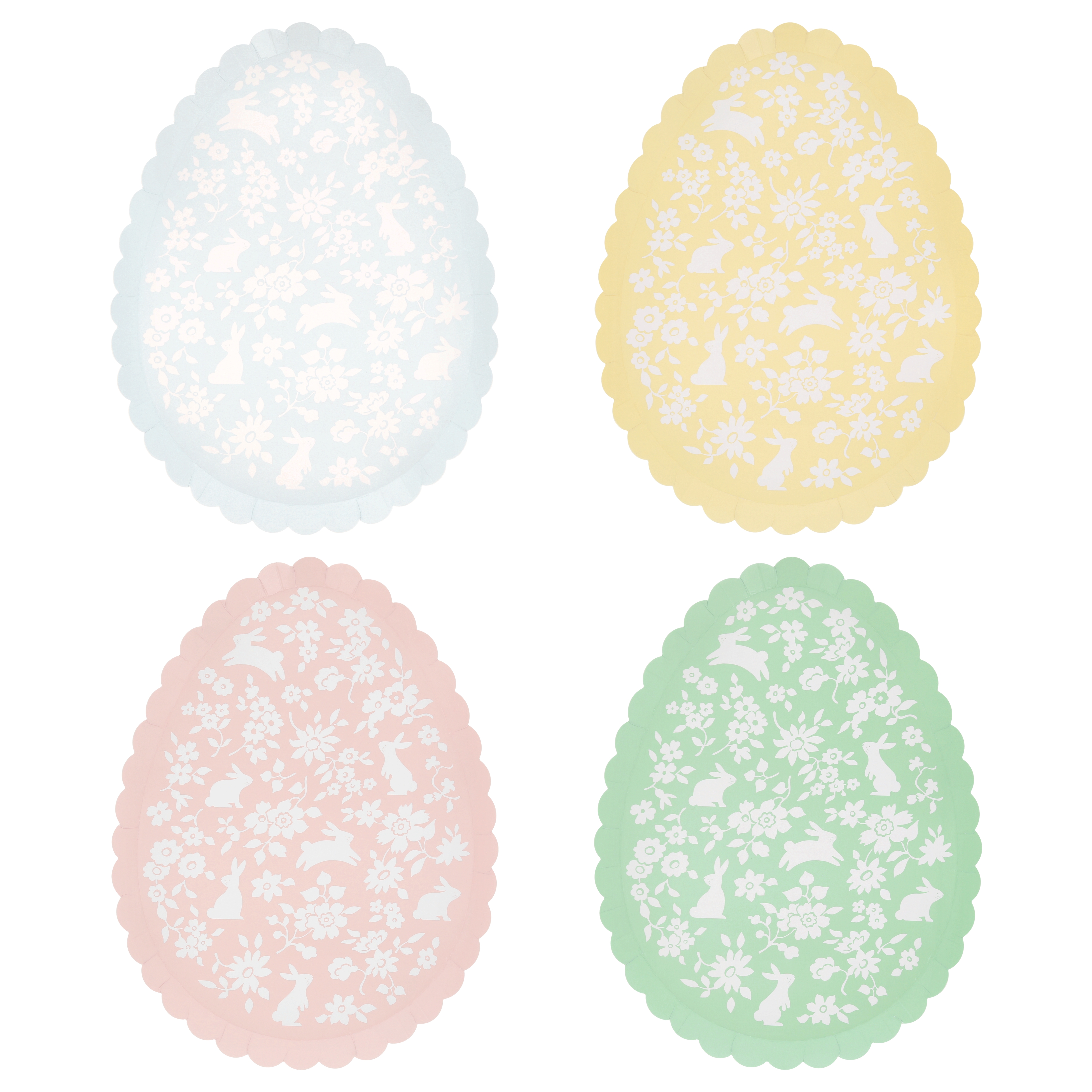 Ditsy Bunny Egg Plates - SS26