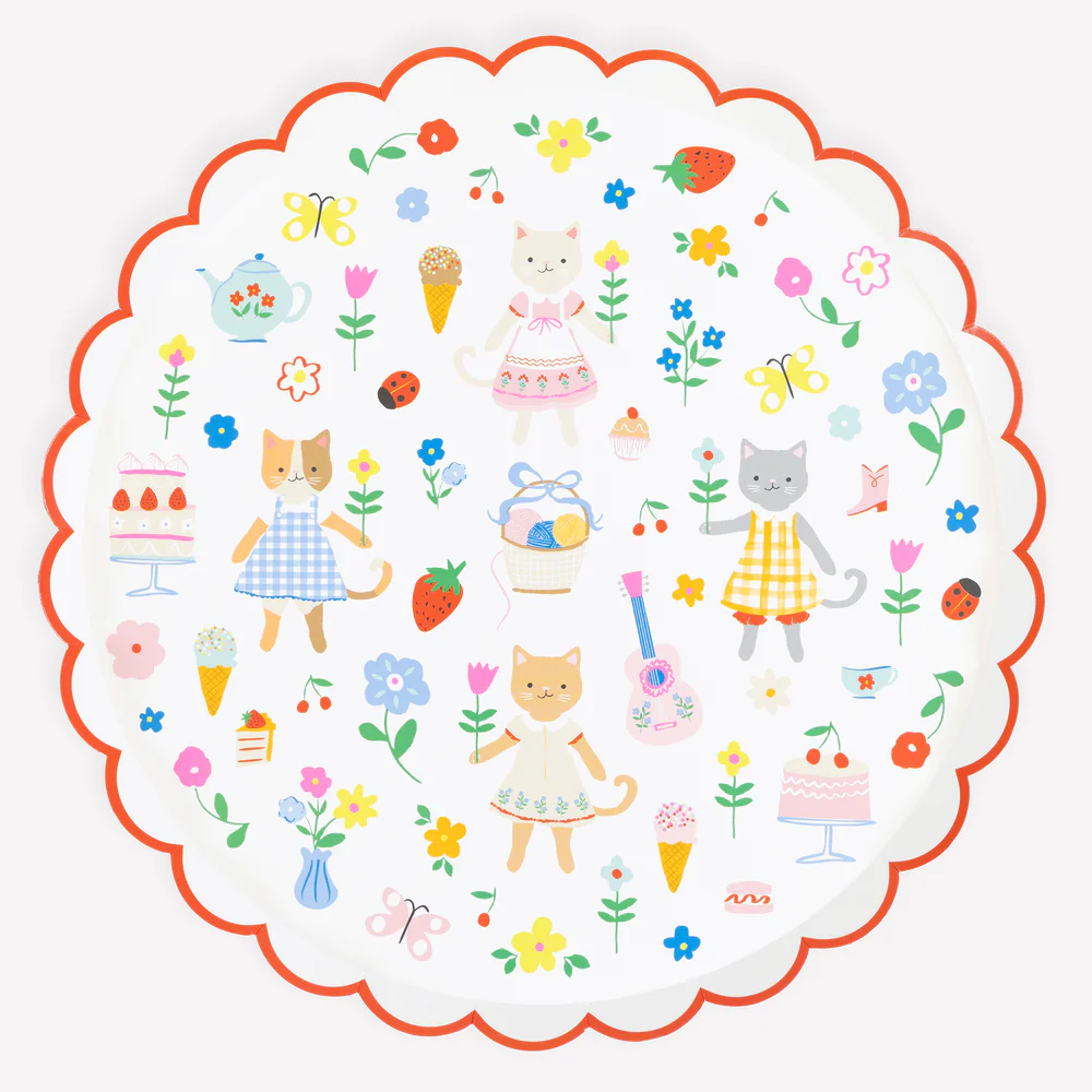 Kitten Club Dinner Plates - ED26