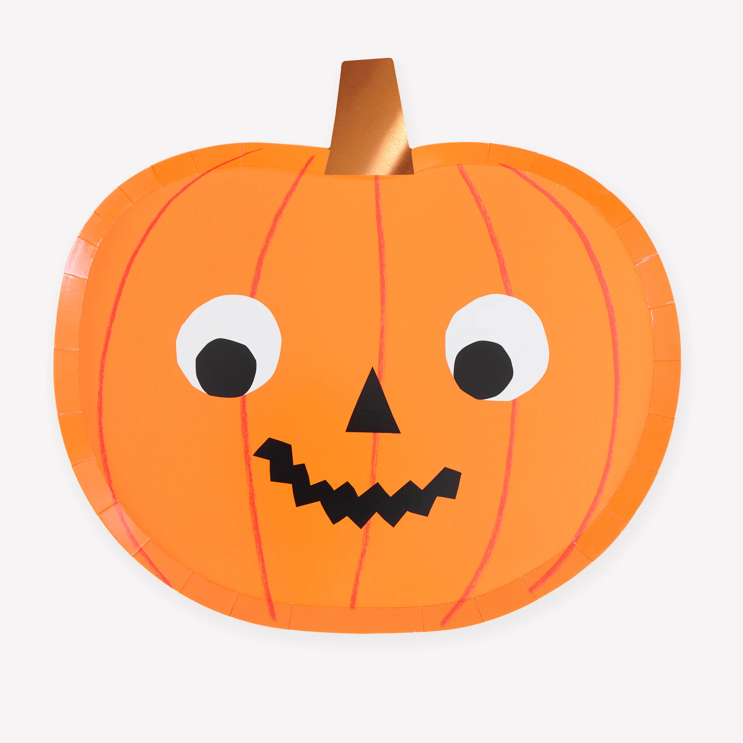Halloween Pumpkin Plates (x 8) AW26