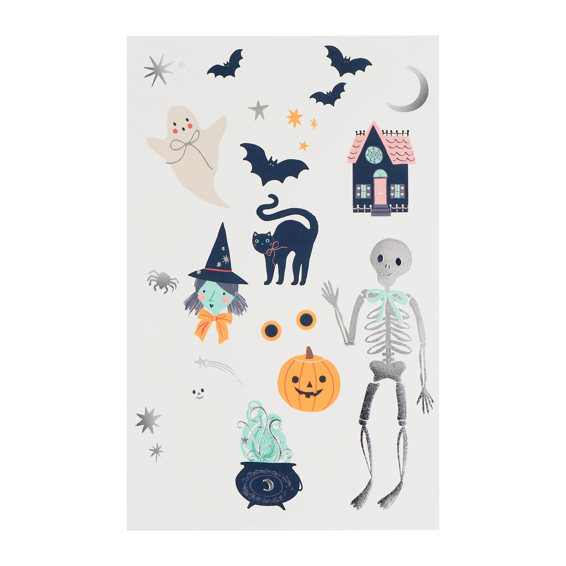 Halloween Icons Temporary Tattoos (x 2 sheets) AW26