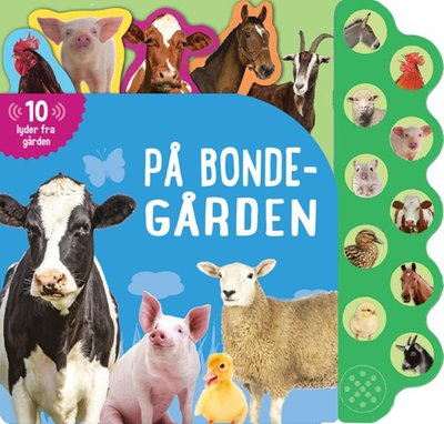 På bondegården. 10-lydknappbok