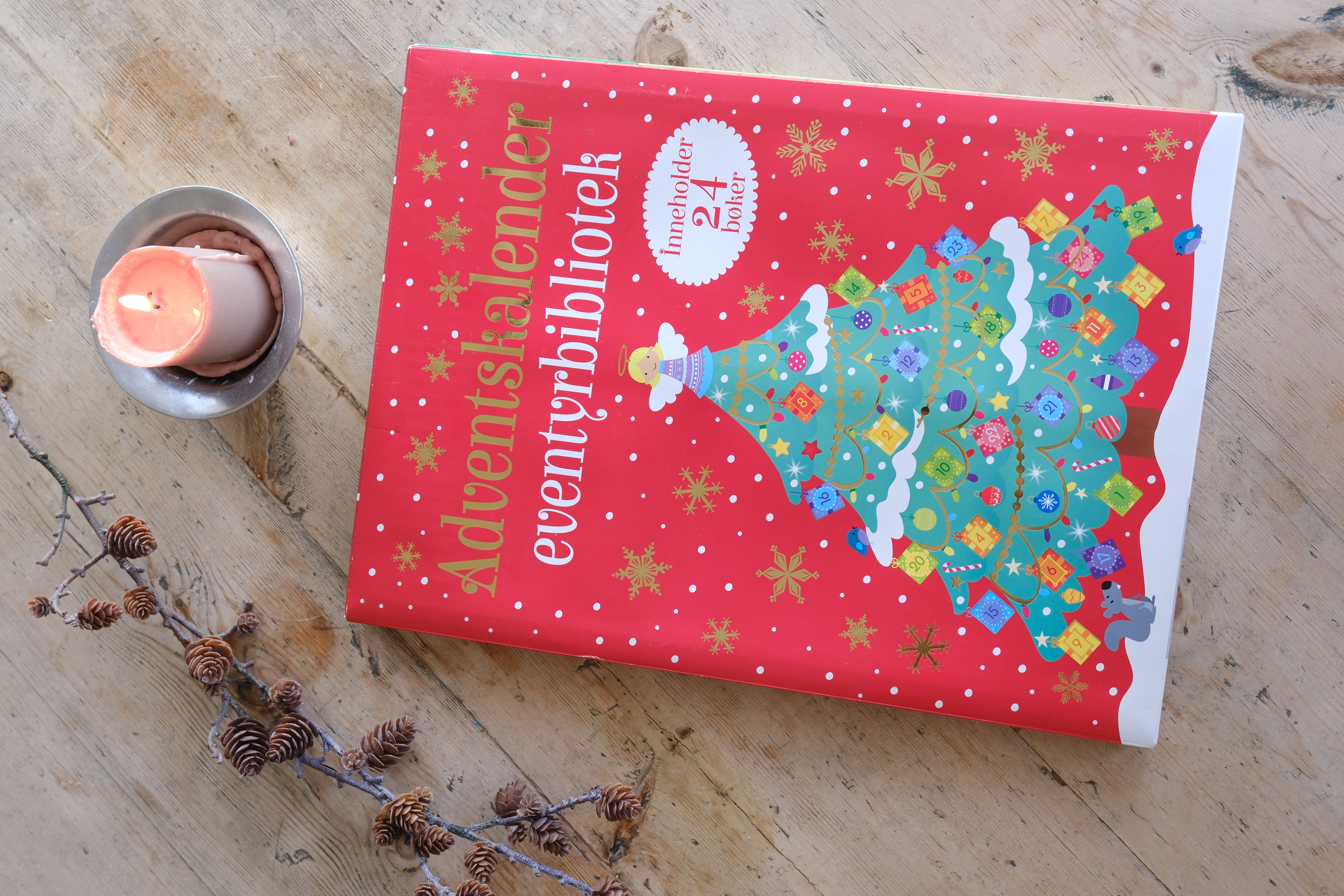 Adventskalender eventyrbibliotek - 24 bøker